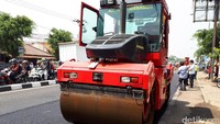 Jalan yang diujicoba aspal plastik sepanjang 3 km.