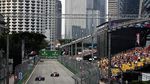 Inilah Aksi Sean Gelael Memacu Jet Darat Toro Rosso di Singapura