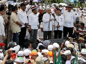 Amien Rais Bicara Cebong dan PKI di Aksi Bela Rohingya