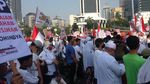 Aksi Bela Rohingya 169 Dibanjiri Massa di Monas