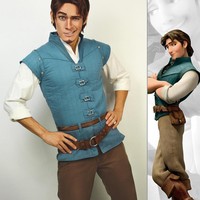 Pangeran Disney lain yang dikreasikan Stryker adalah Flynn Rider. Karakter Disney pasangan Rapunzel dalam film animasi Tangled. Foto: dok. Instagram