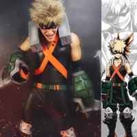 Selain Pangeran Disney, Stryker juga sering menirukan karakter anime dan manga Jepang. Salah satunya Bakugou Katsuki dari anime Boku no Hero Academia. Foto: dok. Instagram