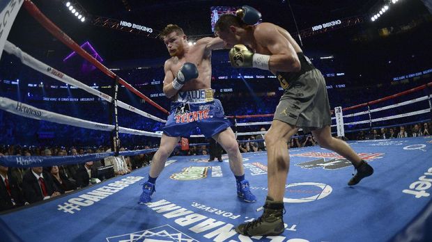 Duel Golovkin lawan Canelo di pertemuan pertama jadi salah satu duel sengit dalam satu dekade terakhir.