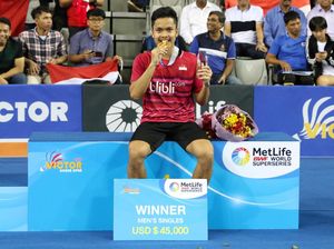 Anthony Sebut Juara Korea Open sebagai Buah Kerja Keras dan Doa