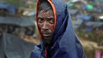 Miris, Begini Penderitaan Kaum Rohingya Kala Hujan Deras
