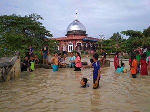 4.076 Rumah Terendam Banjir di Tiga Kabupaten di Sumut