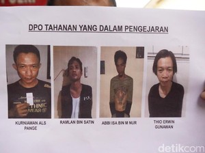 2 Tahanan Jakbar Sempat Kabur ke Kuburan karena Dibisiki Paranormal