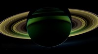 Pesawat luar angkasa Cassini memotret mosaik Planet Saturnus dan cincinnya yang membelakangi matahari pada 17 Oktober 2012. Foto ini dijepret dengan menggunakan infra merah serta filter merah dan violet khusus yang digabungkan. Hasilnya keren ya! (NASA/JPL-Caltech/Space Science Institute/Handout via REUTERS)