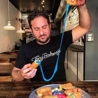 Wah, Cantiknya Stik Mozzarella Goreng dengan Warna-warni Unicorn!