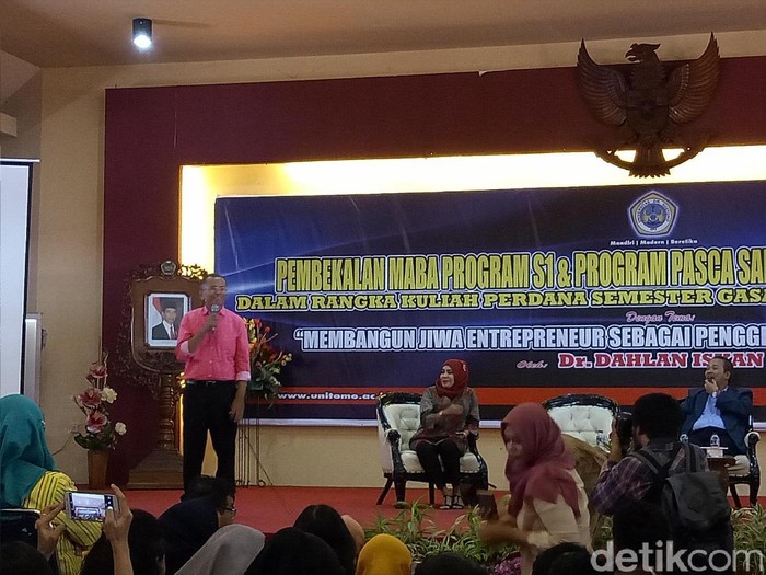 Isi Kuliah Umum, Dahlan Iskan Bagi Tips jadi Entrepreneur Sukses
