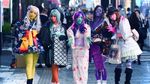 Foto: Tren Gadis Warna-warni di Jepang
