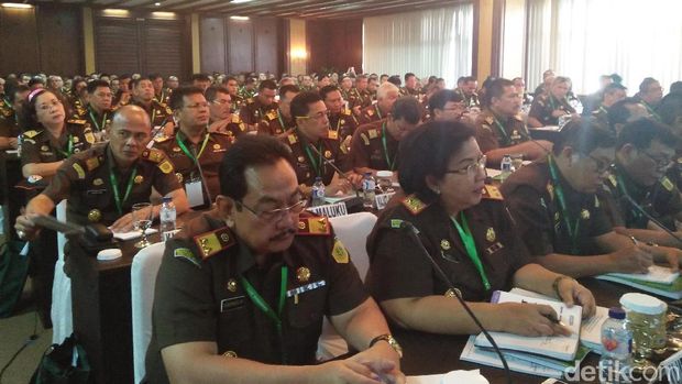  Jaksa Agung membuka Rakernis bidang intelijen, Senin (18/9/2017)