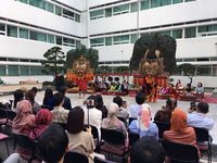 kelompok reog Singo Mudho Korea yang dimotori oleh para pekerja Indonesia di Korea
