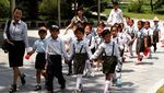 Foto: Kehidupan Anak Sekolah Korea Utara