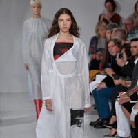 A model walks the runway for Calvin Klein Collection fashion show during New York Fashion Week  on September 7, 2017 in New York City.  (Photo by Slaven Vlasic/Getty Images)