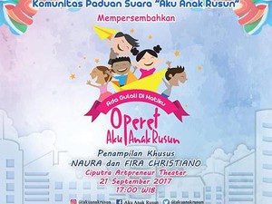 Operet Aku Anak Rusun Digelar 21 September