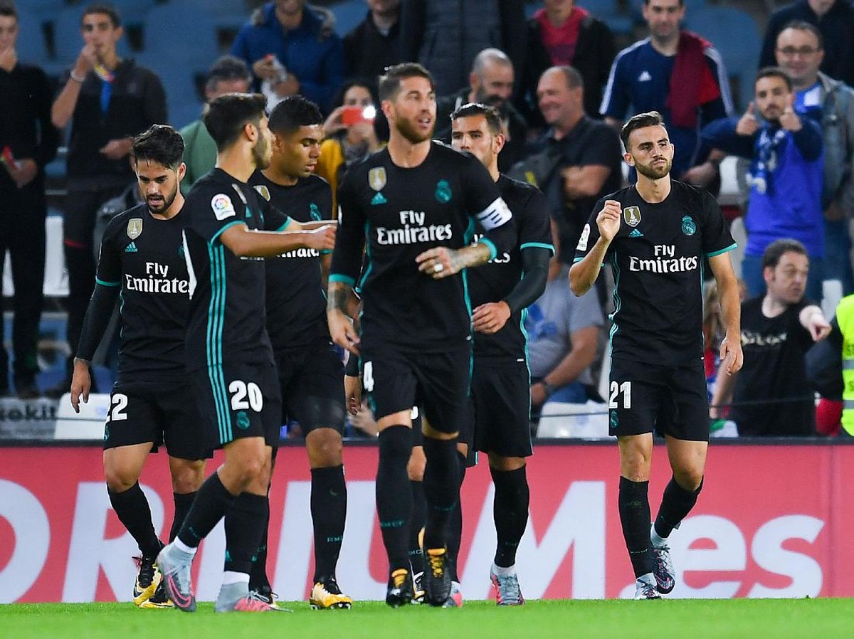 Pemain Real Madrid di laga Liga Spanyol. (Foto: David Ramos/Getty Images)