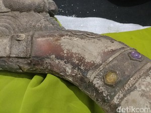 Begini Penampakan Artefak Kepala Naga dari Gunung Lalakon