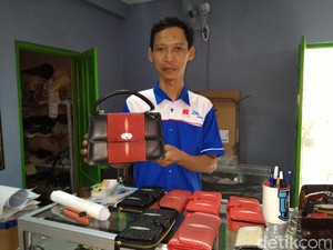Jangan Kaget, Ini Dia Harga Tas Kulit Ikan Pari Pesanan Iriana Jokowi