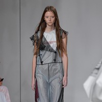 A model walks the runway for Calvin Klein Collection fashion show during New York Fashion Week  on September 7, 2017 in New York City.  (Photo by Slaven Vlasic/Getty Images)