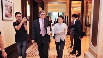 Bersama Bill Gates. Foto: istimewa