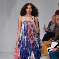 A model walks the runway for Calvin Klein Collection fashion show during New York Fashion Week  on September 7, 2017 in New York City.  (Photo by Slaven Vlasic/Getty Images)