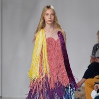 A model walks the runway for Calvin Klein Collection fashion show during New York Fashion Week  on September 7, 2017 in New York City.  (Photo by Slaven Vlasic/Getty Images)