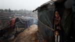 Kasihan, Tenda Pengungsi Rohingya Kebanjiran