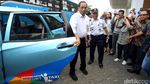 Menhub Jajal TransJabodetabek Plaza Senayan-Mall Mega Bekasi