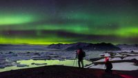 Aurora di Paatsjoki, Finnish Lapland, Finlandia
