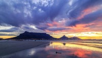 Cape Town di Afrika Selatan tidak hany menjadi saksi bisu dari kisah perjuangan Nelson Mandela. Sunset di sana juga menjadi yang terbaik ke 5 di dunia (Thinkstock)