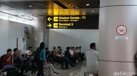 Di Terminal 2 pun juga sudah terdapat shelter Skytrain. Shelternya sudah dapat digunakan, namun masih dalam tahap penyempurnaan (Shinta Angriyana/detikTravel)