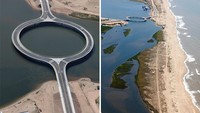 Jembatan tersebut dibangun oleh seorang arsitek bernama Rafael Vinoly. Istimewa/Boredpanda.