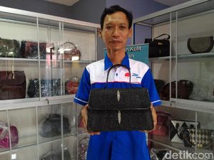 Akhirnya Tas Kulit Ikan Pari Pesanan Iriana Jokowi Rampung Digarap