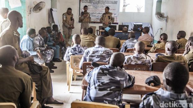  Tim Formed Police Unit (FPU) Indonesia 9 yang berada di Sudan