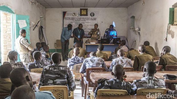  Tim Formed Police Unit (FPU) Indonesia 9 yang berada di Sudan
