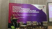 Workshop bertema Strategi Pemasaran Wisata Kuliner dan Belanja untuk Wisatawan Mancanegara di Jakarta (Masaul/detikTravel)