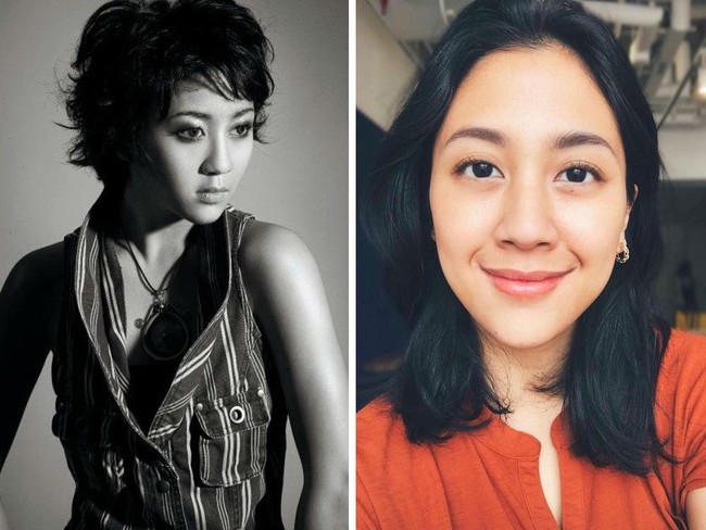 Salah satu penyanyi anak-anak Sherina Munaf dulu berpenampilan tomboy dengan rambut pendeknya. Setelah menginjak dewasa ia mengubah penampilannya dengan memanjangkan rambutnya sehingga terlihat lebih feminin. Foto: Twitter, Instagram