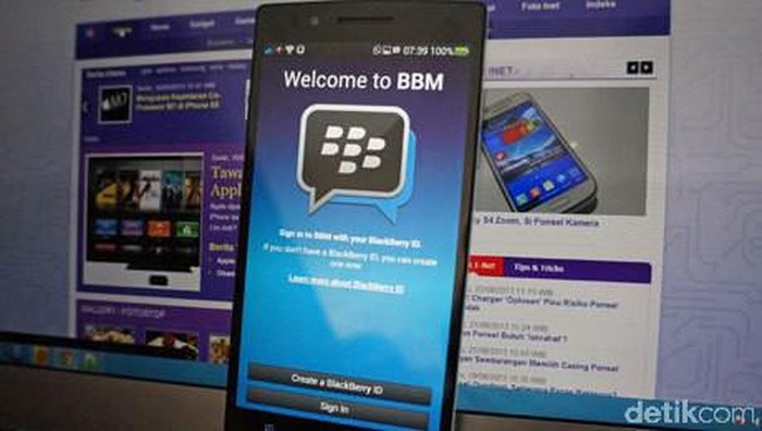 BlackBerry Messenger. Foto: detikINET BlackBerry Messenger. Foto: detikINET