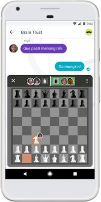 Sambil Chat Bisa Main Tebak Gambar di Google Allo