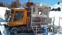 Taco masih bisa dinikmati hangat di musim dingin. karena Mammoth Ski Resort Taco Groomer bisa hadir saat puncak gunung bersalju. Bisa makan taco sambil main ski!Foto: Istimewa