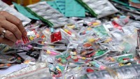 Obat-obatan keras dan psikotropika itu diamankan dalam operasi selama rentang 13-18 September 2017.