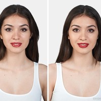 Inilah hasil akhir dari pemakaian makeup mahal versus makeup murah. Foto kiri merupakan hasil makeup murah, sedangkan foto kanan adalah hasil makeup mahal. Jika dilihat sekilas, tidak ada perbedaan berarti antara hasil makeup menggunakan produk kosmetik mahal dan murah. Hanya saja jika dilihat lagi, wajah yang dipulas foundation murah tampak sedikit lebih berminyak dibandingkan wajah dengan pulasan foundation mahal. Foto: Dok. Bright Side