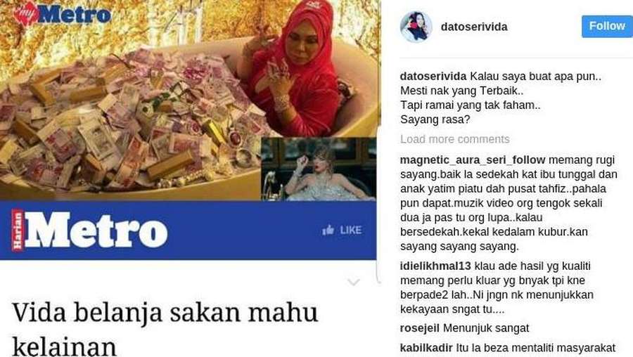 Bukan Bos Travel, Ini Sosialita Malaysia yang 'Mandi 