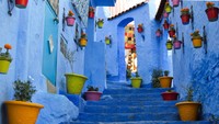 Maroko jadi salah satu negara yang punya pemandangan instagrammable. Sudah terbukti dengan adanya Kota Biru di Maroko. Hasil jepretanmu pasti bikin iri(Thinkstock)