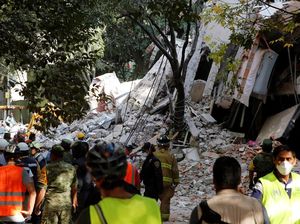 Gempa 7,1 SR Guncang Meksiko Saat Peringatan Gempa Dahsyat 1985