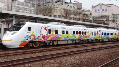 Foto: Gemas! Ini Kereta Hello Kitty