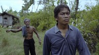 Film Turah karya sutradara Wicaksono Wisnu Legowo yang berlatar di Tegal ini dipenuhi oleh percakapan dalam dialek Jawa ngapak. Menampilkan potret kehidupan yang mempertanyakan apa sebenarnya arti keadilan dan merdeka. Foto: Film Turah (twitter)