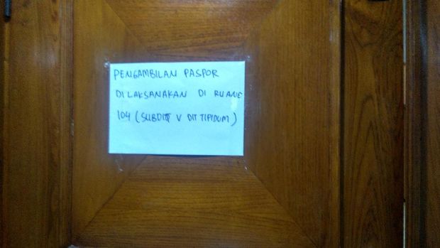 Posko pengaduan korban penipuan bos First Travel kini dipindah ke ruang 104 lantai 1 Tipidum Bareskrim Polri. 