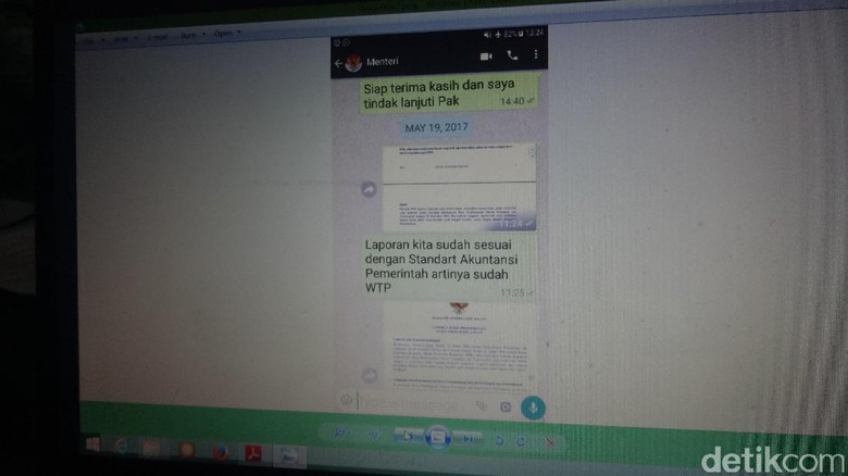 Jaksa Tunjukkan Chat, Mendes Akui Tahu Bocoran WTP 19 Mei Jaksa Tunjukkan Chat, Mendes Akui Tahu Bocoran WTP 19 Mei